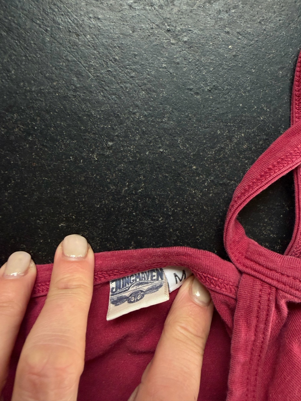 Jungmaven Raspberry Cotton Tank Top - Picture 2 of 3